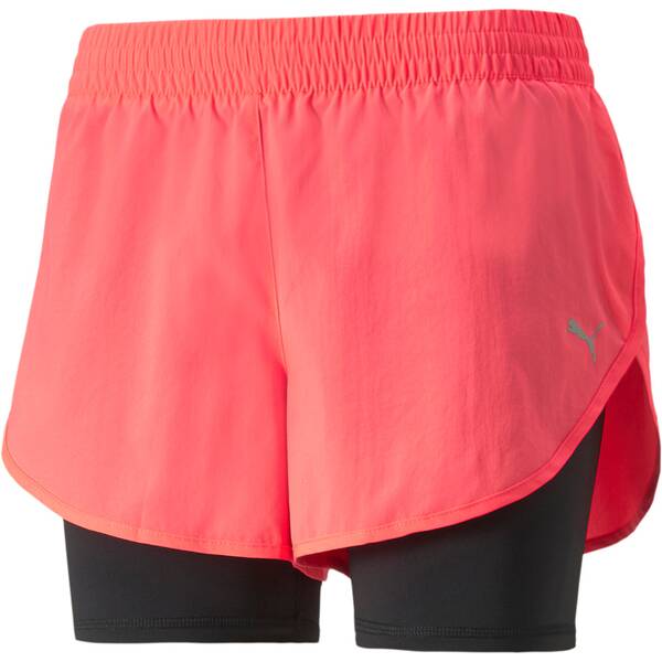 PUMA Damen Shorts 2 in 1 Run Short W