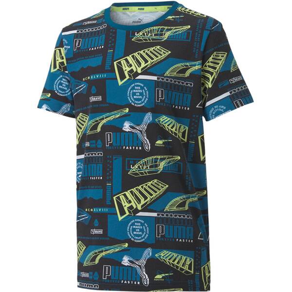 PUMA Kinder Shirt Alpha AOP Tee B