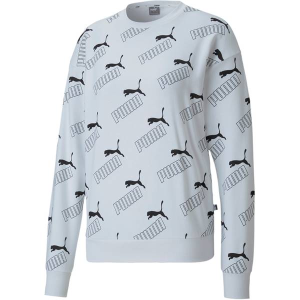 PUMA Damen Sweatshirt Amplified AOP Crew TR