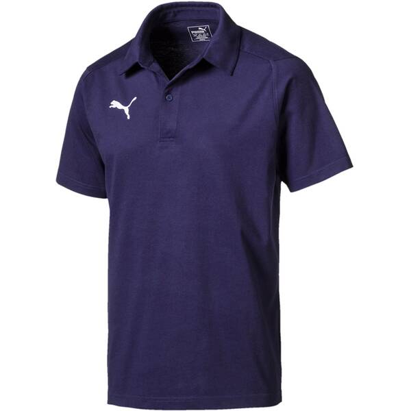 PUMA Fußball - Teamsport Textil - Poloshirts LIGA Casuals Poloshirt Dunkel