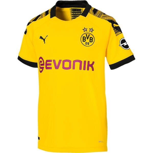 PUMA Jungen Fußballtrikot BVB Home Shirt Kurzarm - Replica