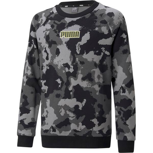 PUMA Kinder Sweatshirt Alpha AOP Crew TR B