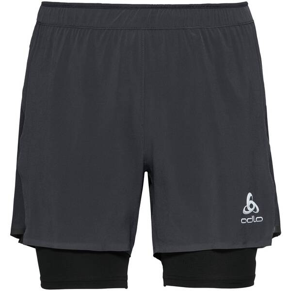 ODLO Herren 2-in-1-Shorts 2-in-1 ZEROWEIGHT CERAMICOOL PRO