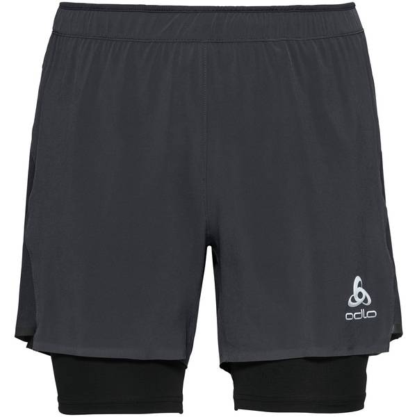 ODLO Herren 2-in-1-Shorts 2-in-1 ZEROWEIGHT CERAMICOOL PRO