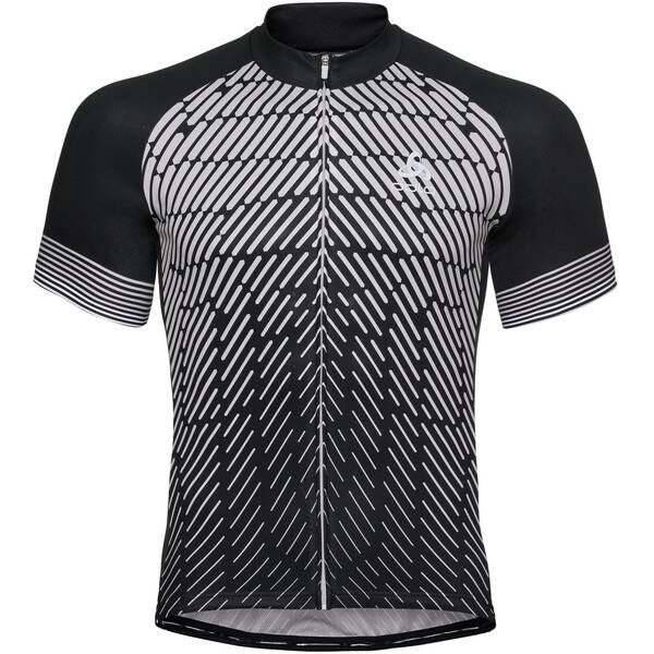 ODLO Herren Kurzarm-Radtrikot full zip FUJIN PRINT LIGHT