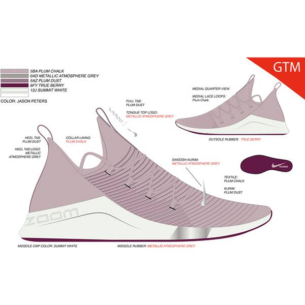 NIKE Damen Trainingsschuhe Air Zoom Fitness 2