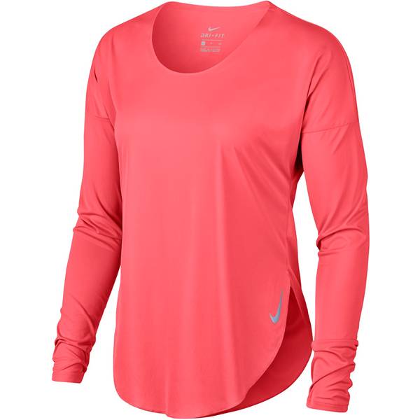 NIKE Damen Laufshirt City Sleek Langarm