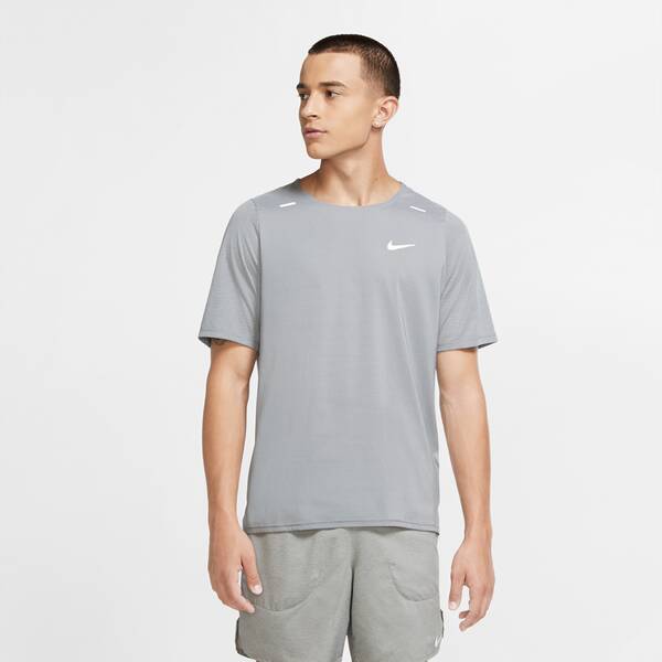 NIKE Herren Laufshirt Breathe Rise 365 Kurzarm