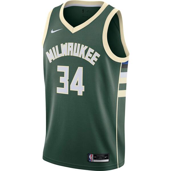 NIKE Herren Basketballtrikot NBA Giannis Antetokounmpo Milwaukee Bucks Icon Edition 2020