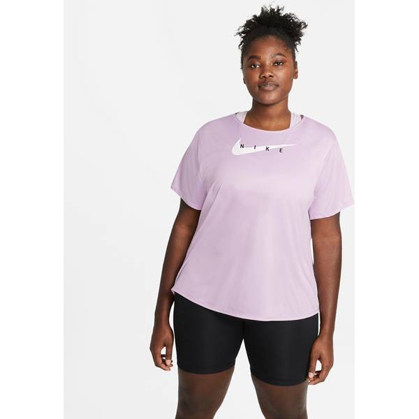 NIKE Damen Laufshirt Swoosh Run Kurzarm