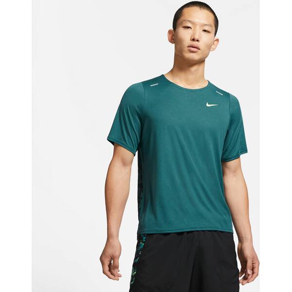 NIKE Herren Laufshirt Rise 365 Wild Run Kurzarm