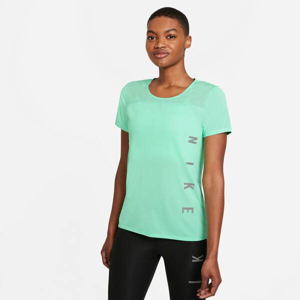 NIKE Damen Laufshirt Miler Run Divison Kurzarm