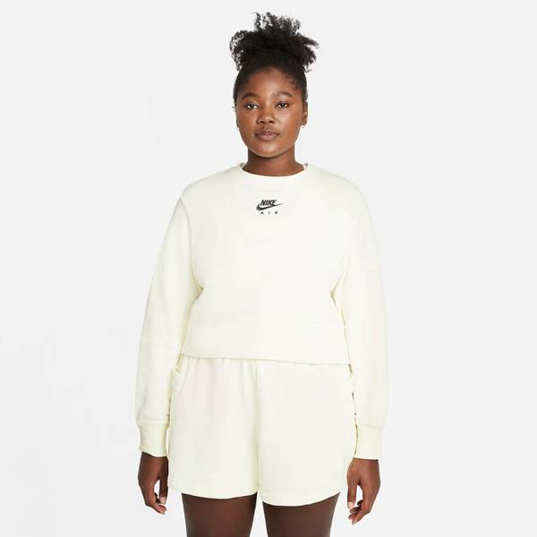 NIKE Lifestyle - Textilien - Sweatshirts Air Fleece Sweatshirt Damen Beige NIKE Lifestyle - Textilie