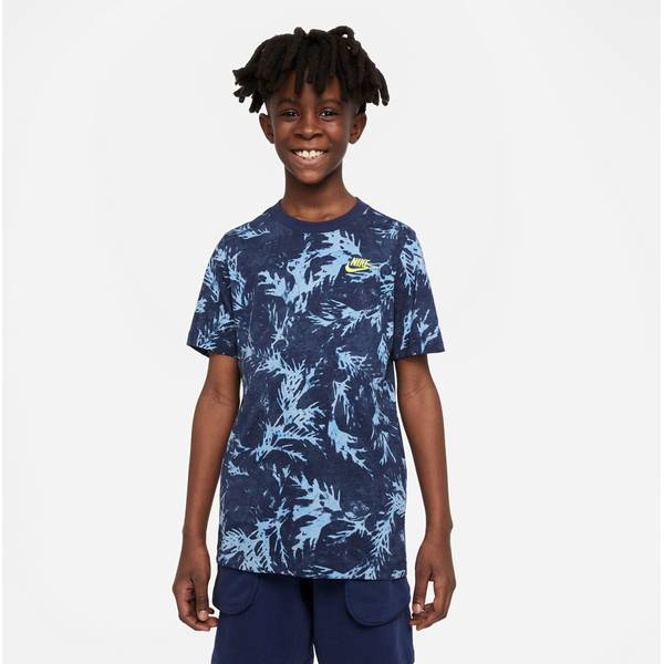 NIKE Kinder Shirt B NSW TEE CAMO LEAF AOP