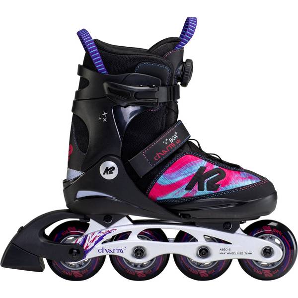 K2 Kinder Inlineskates CHARM BOA ALU