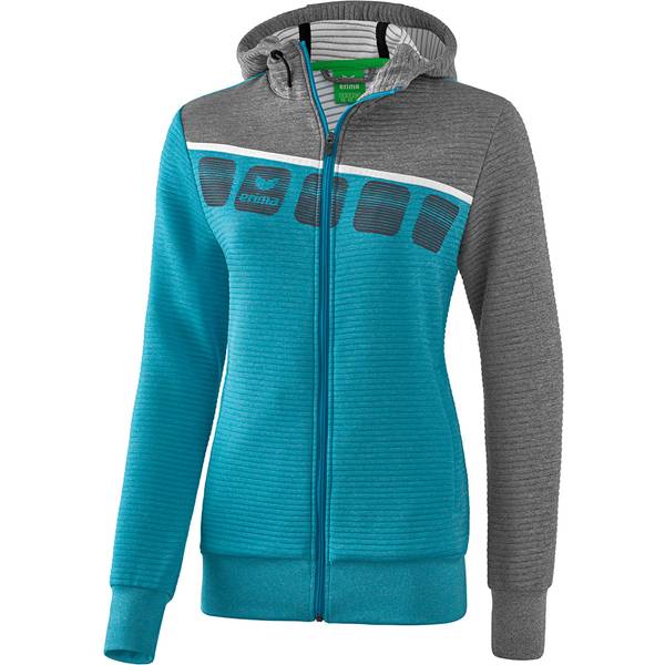 ERIMA Fußball - Teamsport Textil - Jacken 5-C Trainingsjacke Kapuze Damen