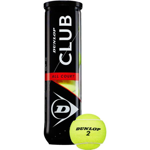 DUNLOP Tennisball CLUB ALL COURT 4er