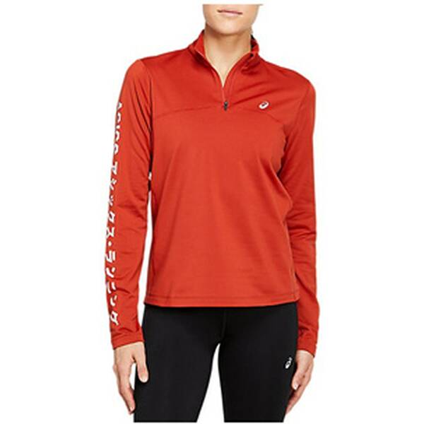 ASICS Damen Laufshirt Katakana Winter 1/2 Zip Langarm