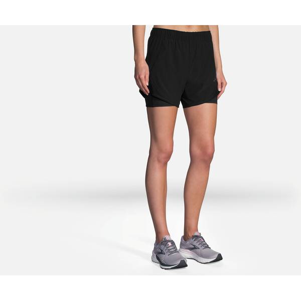 BROOKS Damen Shorts Chaser 5 2-in-1 Short