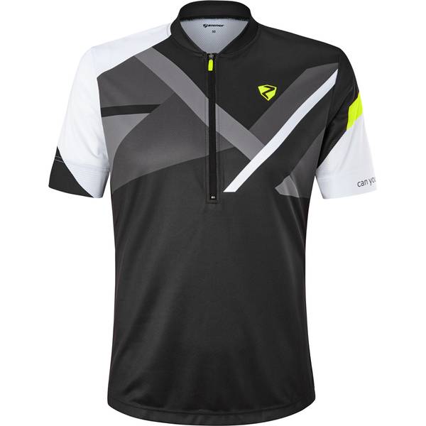 Ziener - Neral Tricot - Radtrikot Gr 48 schwarz