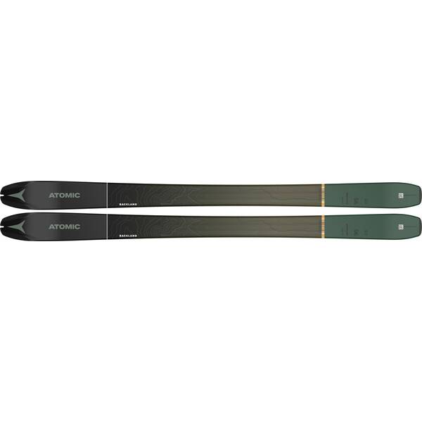 ATOMIC Tourenski BACKLAND 95 + SKIN 95 Black/Green