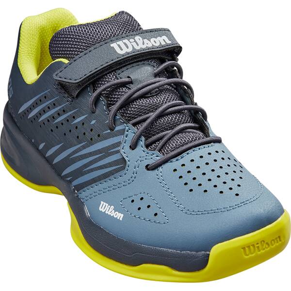 WILSON Kinder Tennisoutdoorschuhe KAOS K 2.0 China Blue/India Ink/Sulphur