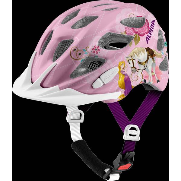 ALPINA Kinder Fahrradhelm ROCKY Disney Rapunzel