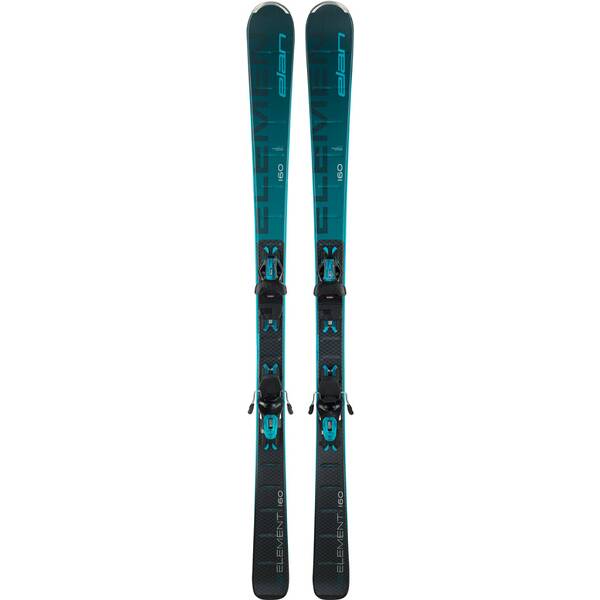 ELAN Damen All-Mountain Ski Element black/blue LS ELW 9.0 GW