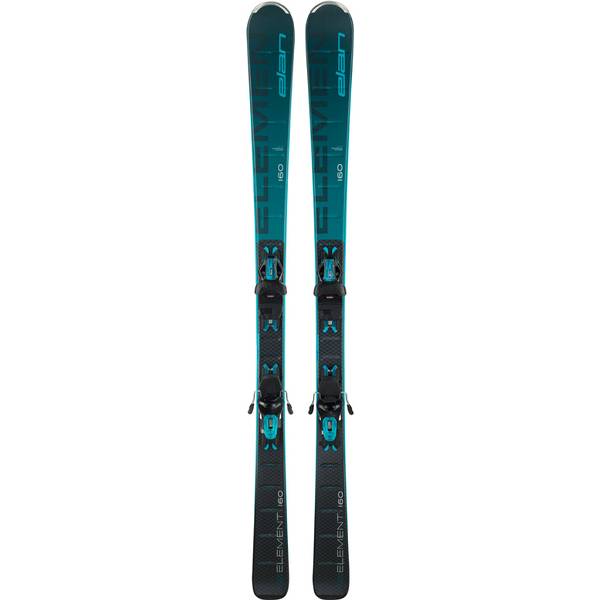 ELAN Damen All-Mountain Ski Element black/blue LS ELW 9.0 GW