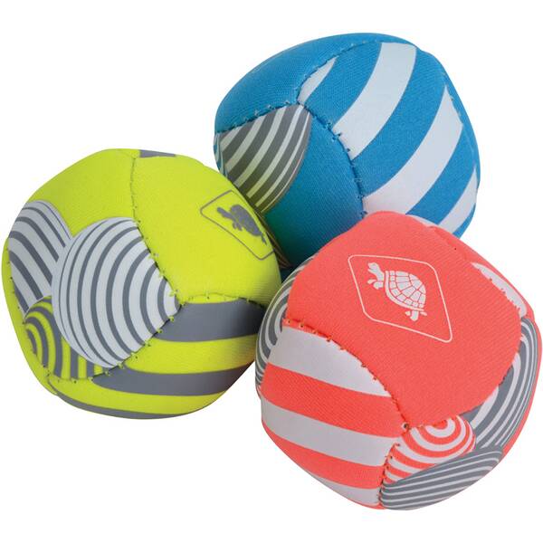SCHILDKRÖT Schildkröt Neopren Mini-Fun-Bälle, 3 Mini Bälle zum Kicken, Werfen, Fangen, Jonglieren, Ø
