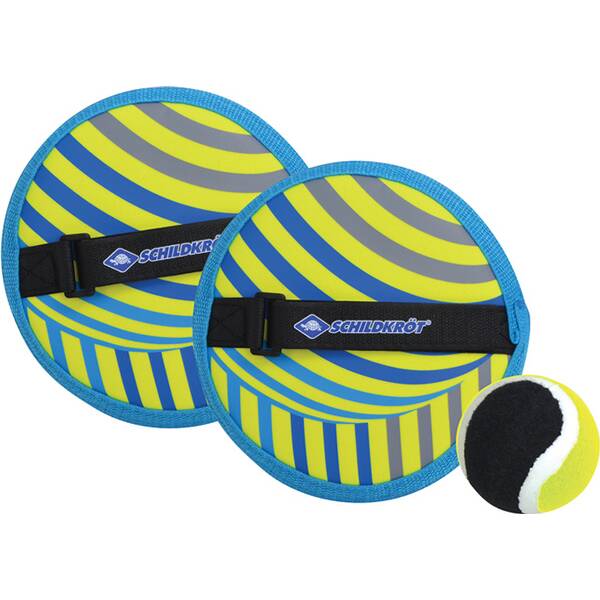 SCHILDKRÖT Schildkröt Neopren Klettball Set, 2 Neopren Handfänger mit weitenverstellbarer Handschlau