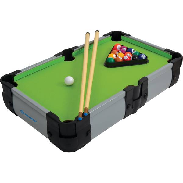 SCHILDKRÖT Tischspiel Schildkröt Mini Billiard Tisch, kleiner Billardtisch mit 2 Queues, 16 Billardk