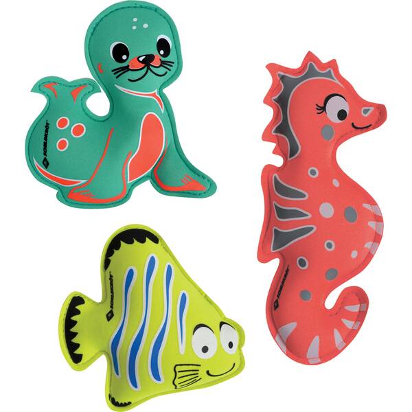 SCHILDKRÖT Schildkröt Neopren Tauchtiere, 3er Set Diving Animals bestehend aus 1 Seelöwe, 1 Seepferd