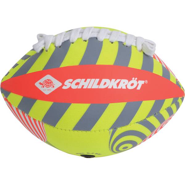 SCHILDKRÖT Ball Schildkröt Neopren Mini American Football, Größe 2, 16 x 10 cm, griffige textile Obe