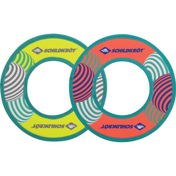 SCHILDKRÖT Schildkröt Neopren Ring, Wurfring, Ø 24cm, präziser Flug, gelb-blau, im Blister, 970229
