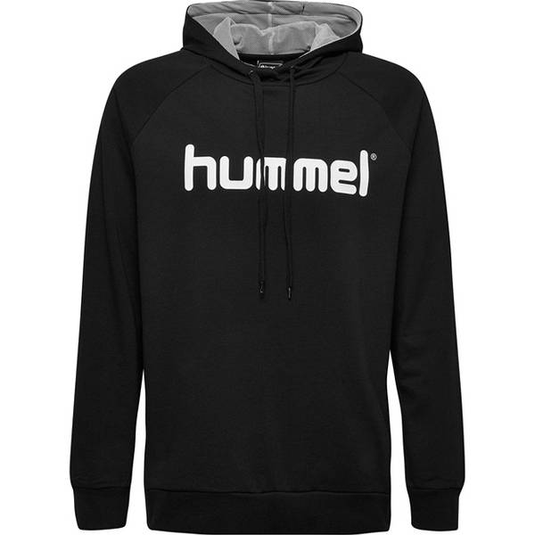 HUMMEL Fußball - Teamsport Textil - Sweatshirts Cotton Logo Hoody Schwar