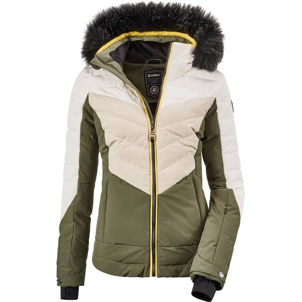 KILLTEC Damen Skijacke in Daunenoptik mit abzippbarer Kapuze und Schneefang Atka