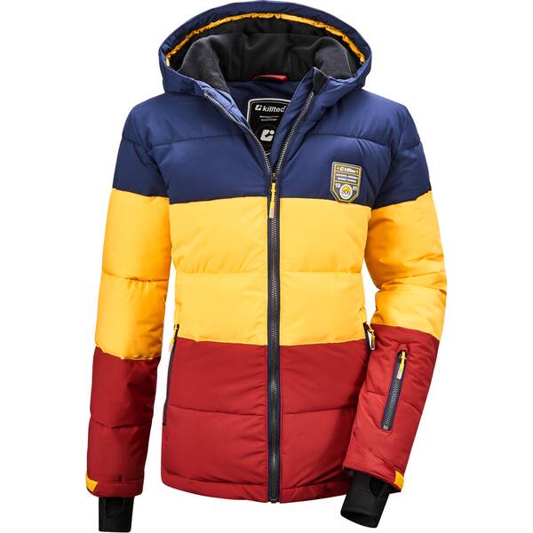 KILLTEC Kinder Skijacke in Daunenoptik mit Kapuze und Schneefang Fiames