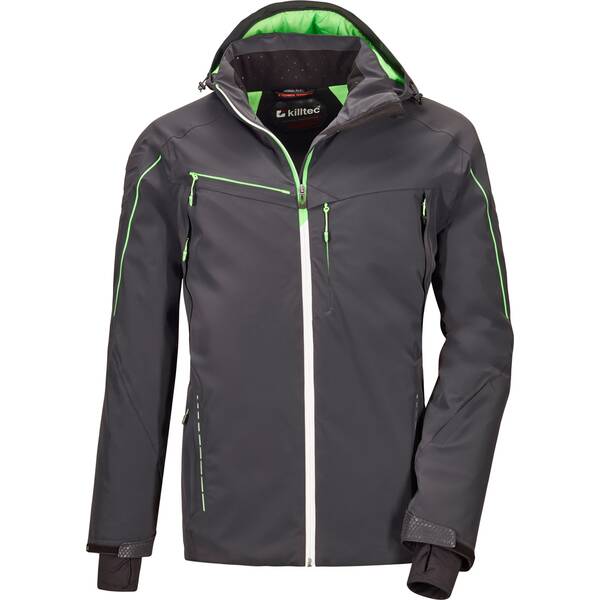 KILLTEC Herren Skijacke mit abzippbarer Kapuze und Schneefang Kuopio