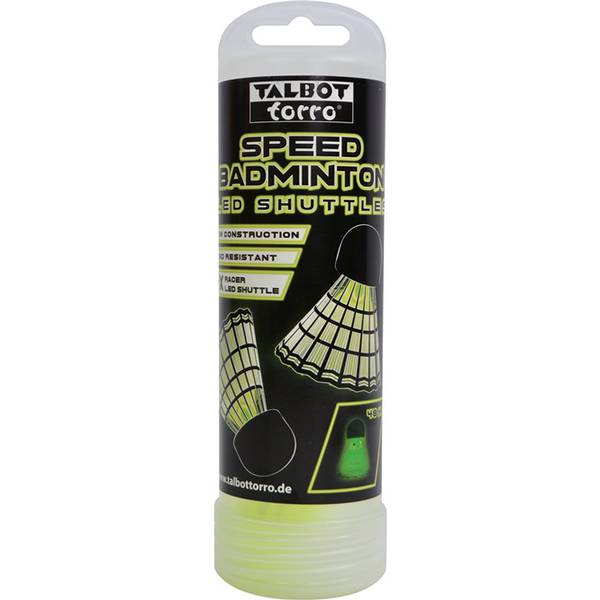 TALBOT/TORRO SPEED Badminton Speedbadminton LED Shuttles (4 Stück)