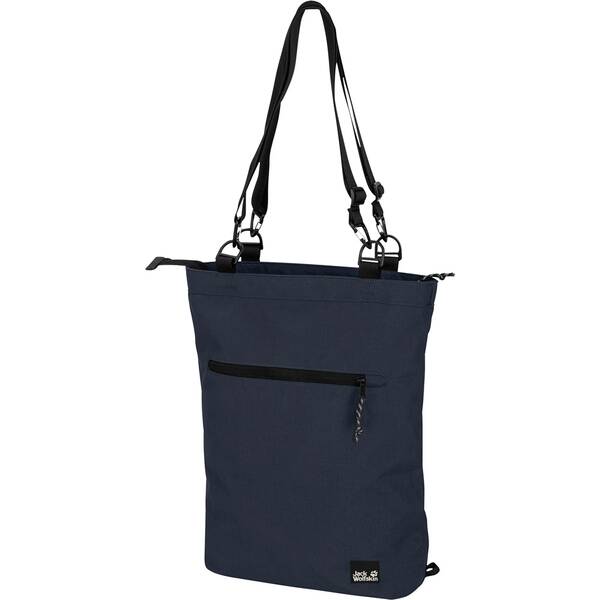 Jack Wolfskin 365 Tote Bags Shopper mit Rucksackfunktion aus recyceltem Material one size grün greenwood