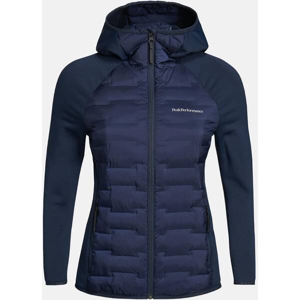 PEAK PERFORMANCE Damen Jacke W Argon Hybrid Hood-BLUE SHADOW