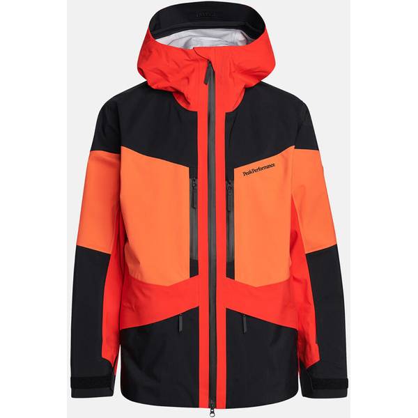 PEAK PERFORMANCE Herren Jacke M Gravity Jacket-RACING RED-ZEAL ORANGE-
