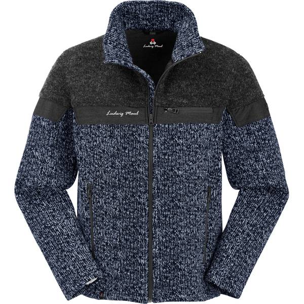 Herren Unterjacke Lago di Garda Strickfeece Jack