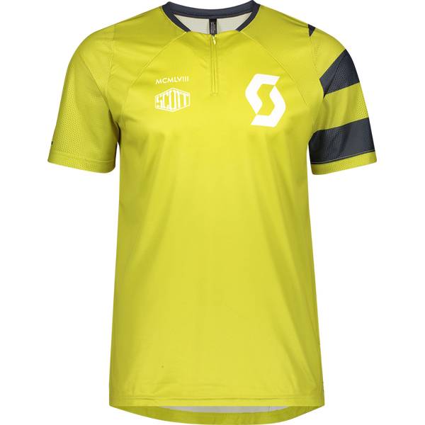 SCOTT Herren Radtrikot Trail Vertic Zip Kurzarm