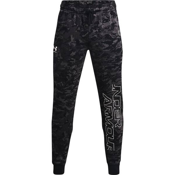 UNDER ARMOUR Herren Sporthose UA RIVAL FLC CAMO SCRIPT JGR