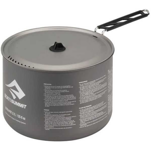 SEA TO SUMMIT Camping Zubehör Alpha Pot 3.7 Liter Grey