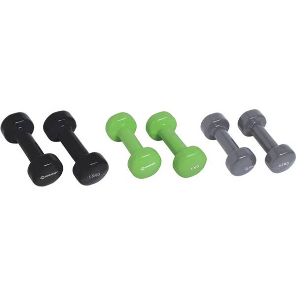 Schildkröt Fitness Vinyl-Hantelset im Koffer