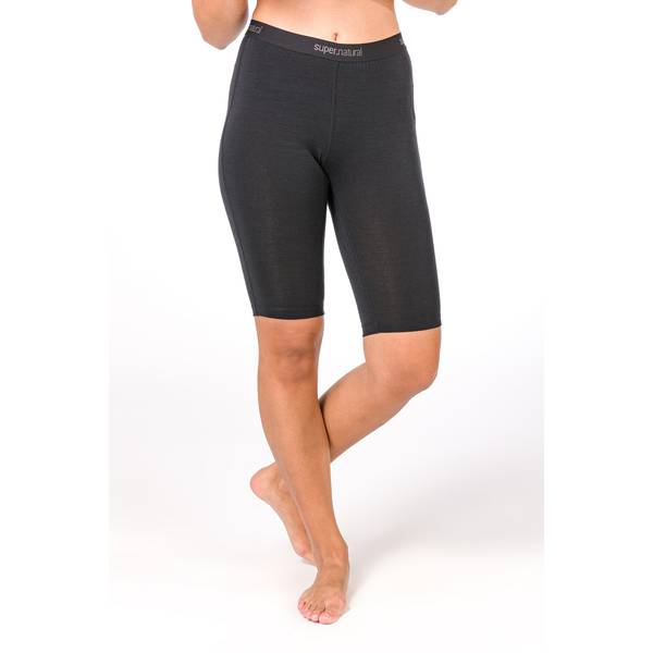 super.natural - Women's Base Short Tight 175 - Merinounterwäsche Gr XS schwarz