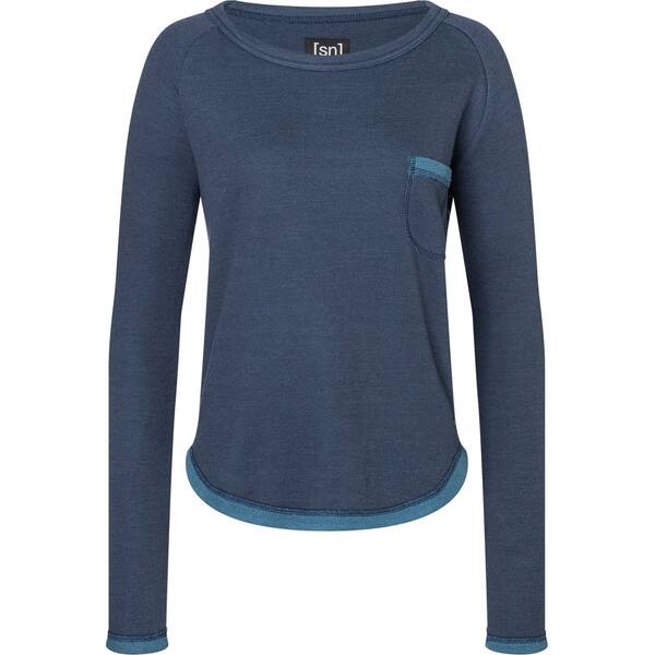 SUPER.NATURAL Damen Langarmshirt W KNIT CREW